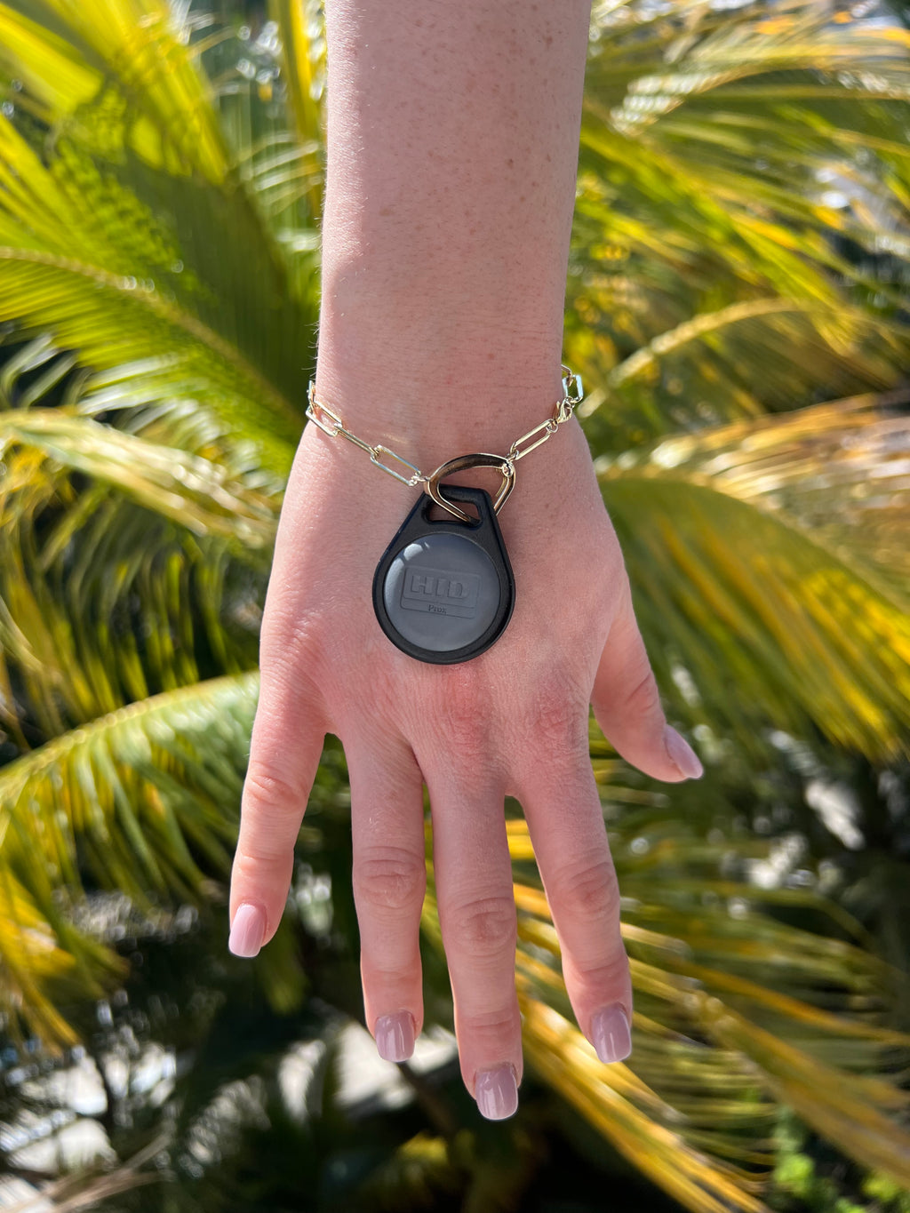 Gold Key Fob Bracelet
